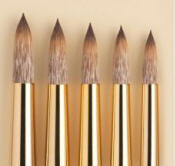 Rosemary & Co Ivory Pointed Round Brushes Range